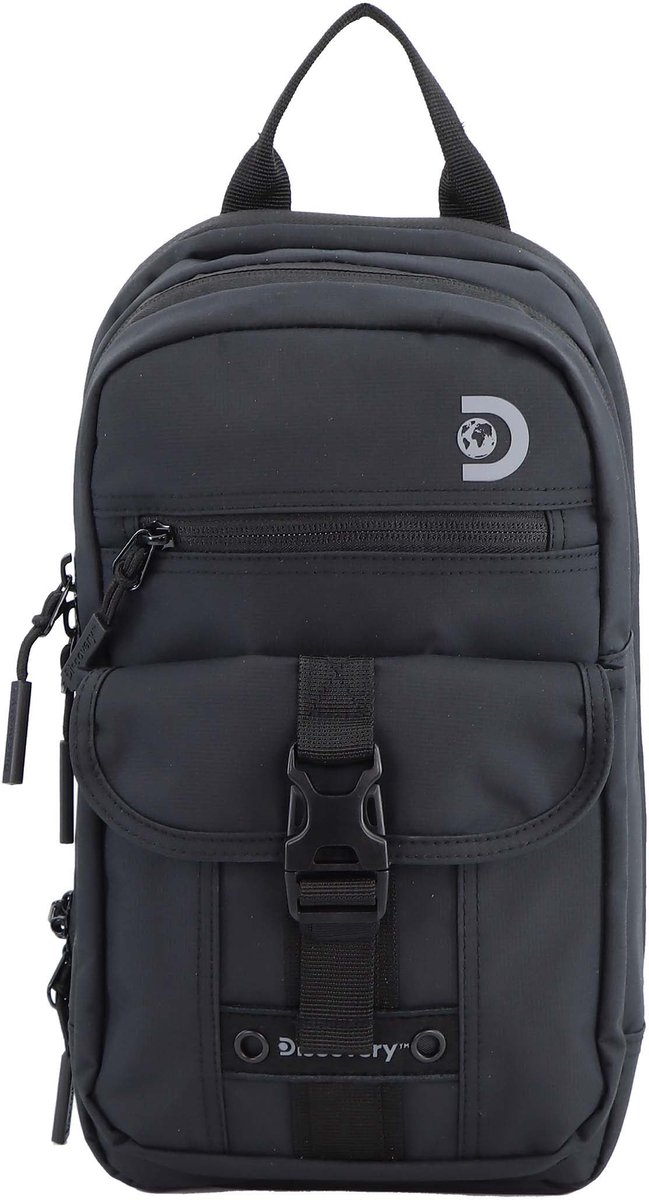 Discovery Crossbodytas / Schoudertas - Shield - Zwart - Zwart