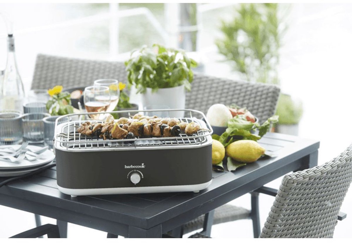 Barbecook E-Carlo - Barbecue électrique de table - Midnight Grey