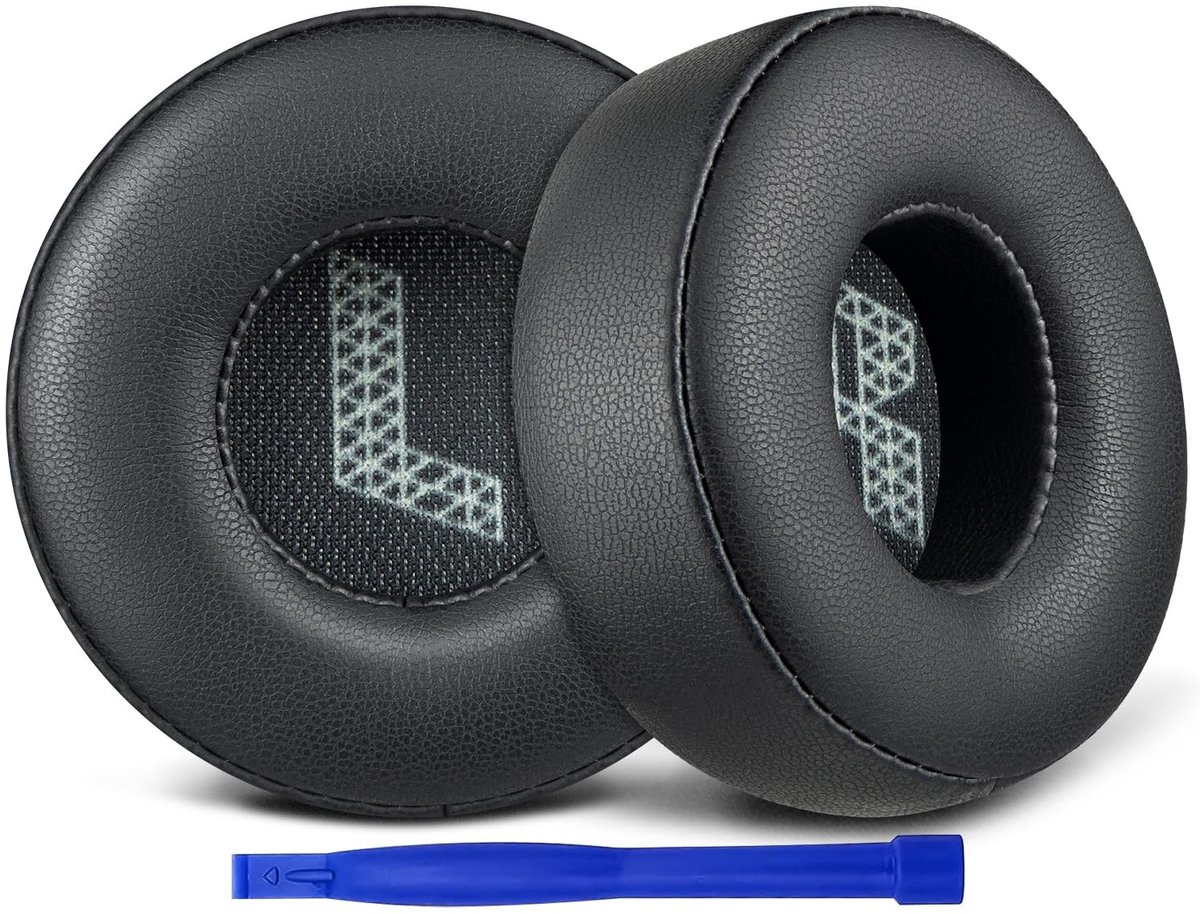Dailygoods - SOULWIT Vervangende oorkussens voor JBL Live 670NC on-ear hoofdtelefoons (niet geschikt voor Tune 670NC), earpads cushions met zacht proteïneleer en hoogwaardig geluidsisolerend schuim