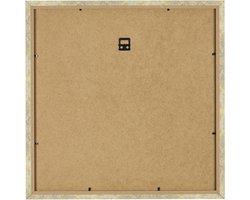 Fotolijst 45x45 cm - MDF - Zilver-Goud Hamerslag - Benno