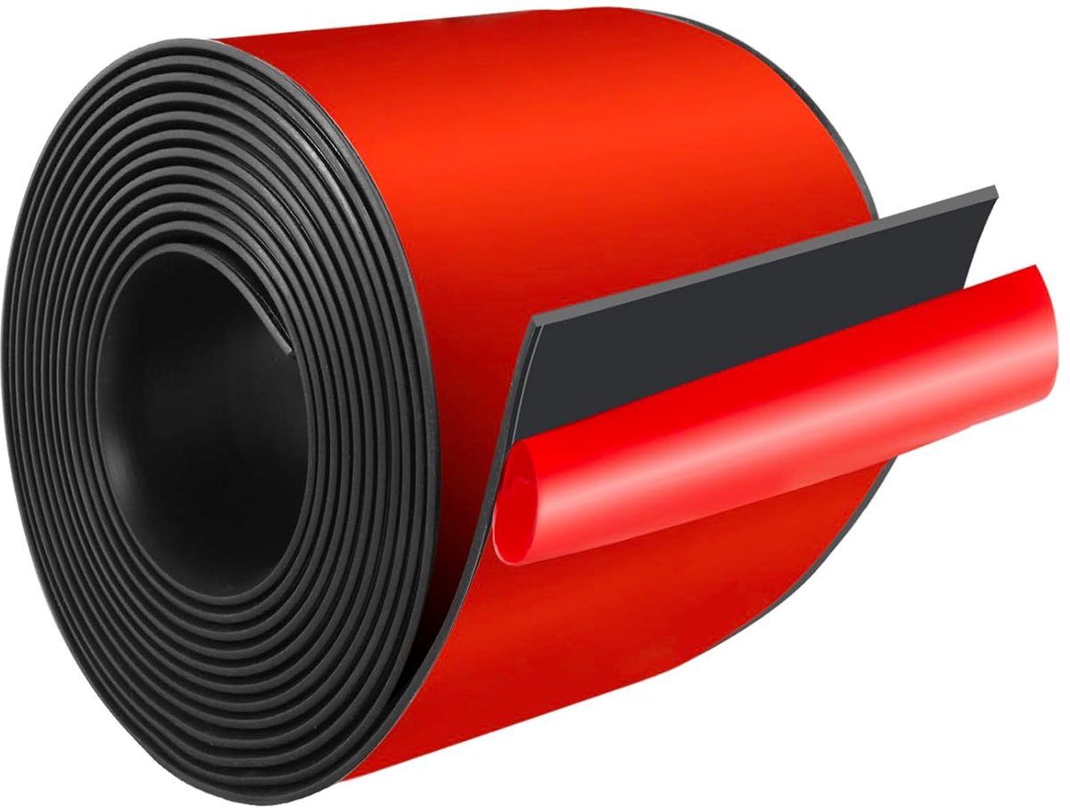 Rubber Strip, Massief Rubberen Profiel, 120mm x2mm x3m Neopreen Strip Voor Afdichtingen, DIY, Vloerbescherming, Anti-Vibratie, Anti-Slip