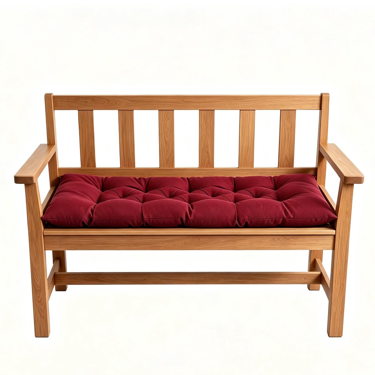 Bankkussen, zitkussen, voor binnen en buiten, schommelkussen, kussen voor tuinbank en palletkussens (Bordeaux, 100 * 50 * 8 cm)
