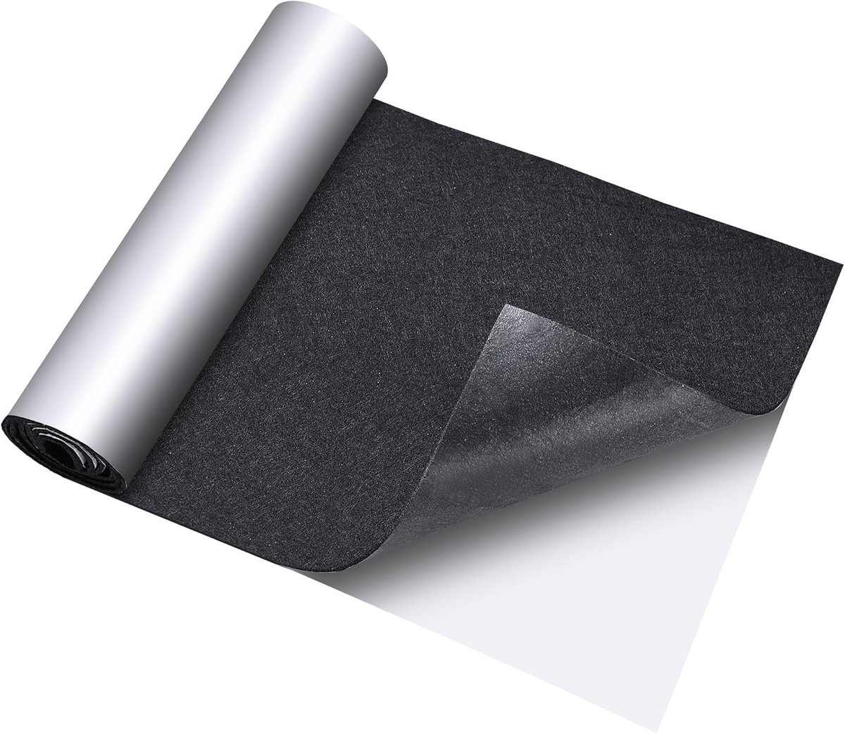 Vilt op Rol Zwart – Dik Vilten Tape 30/40/50/60 cm, Flexibel & Antislip & Geluiddempend, Viltband voor Meubels, Lades, Camper, Knutselen (30 × 150 cm)