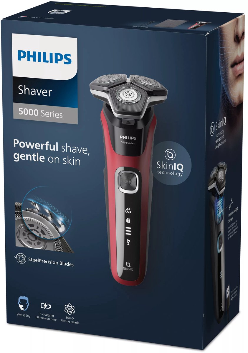 DAP Series 5000 S5883/10 Scheerapparaat met SkinIQ Technologie - afbeelding 3