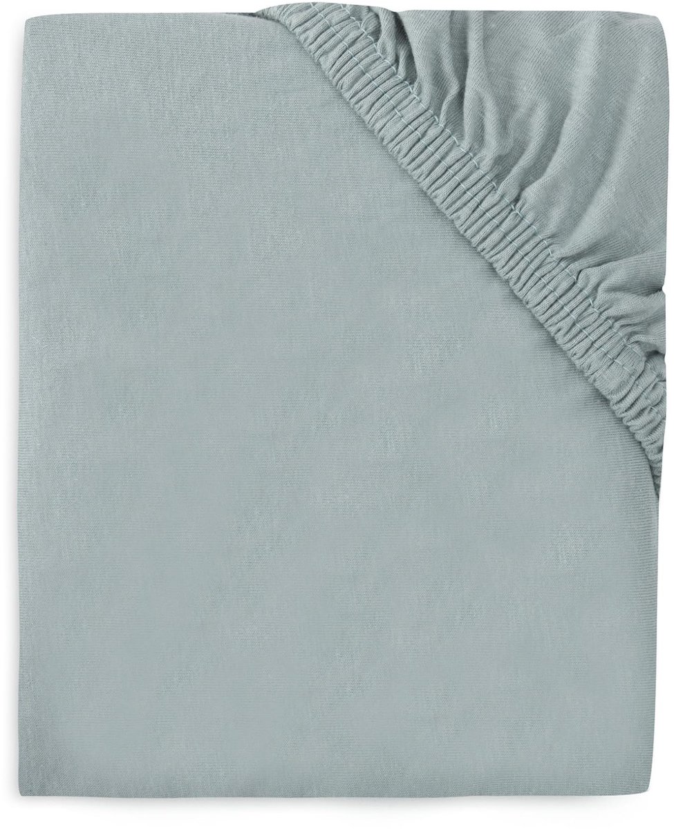 Hoeslaken jersey, voor het kinderbed, zeegroen, 60 x 120 cm, 100% katoen, Oeko-Tex-gecertificeerd