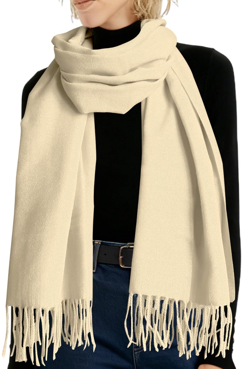 & Hoofddoeken voor Dames - 200x70cm Grote Sjaal Stola voor Avondjurk Bruiloft, Warme Winter Pashmina Sjaal met Geschenkdoos