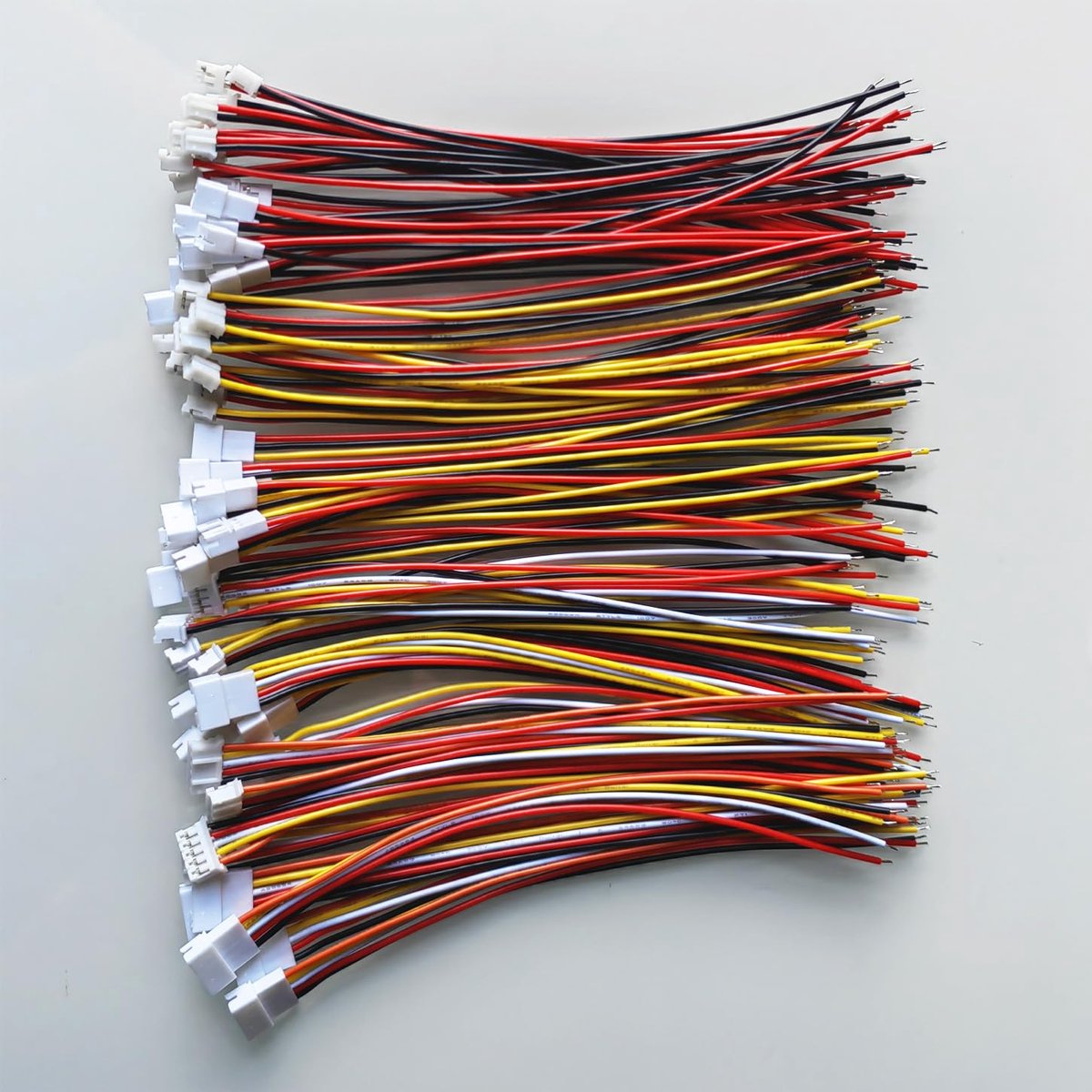 30 paar 24AWG JST PH2.0 verbindingskabel 2/3/4/5-polig mannelijk en vrouwelijk met 15 cm kabel, JST PH 2,0 mm 2/3/4/5-polige stekkeradapter