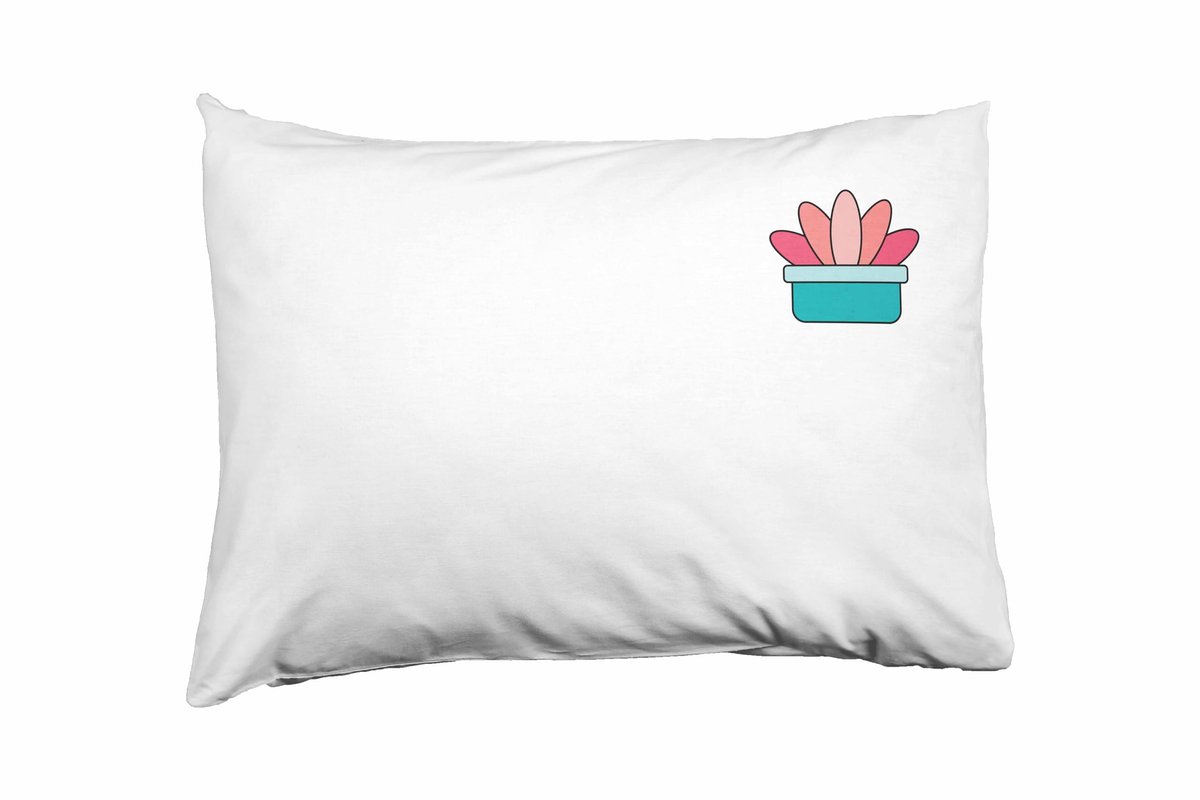 Kussenhoes, Huisdecoratie, voor bank, cafetaria, Afmeting: 50x35 cm, Kleur: Wit