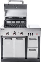 Char Broil Ultimate 3200 Gasbarbecue Buitenkeuken - 3 Branders - TRU-Infrared™ - RVS - Gietijzeren Grillrooster - 6,6 kW