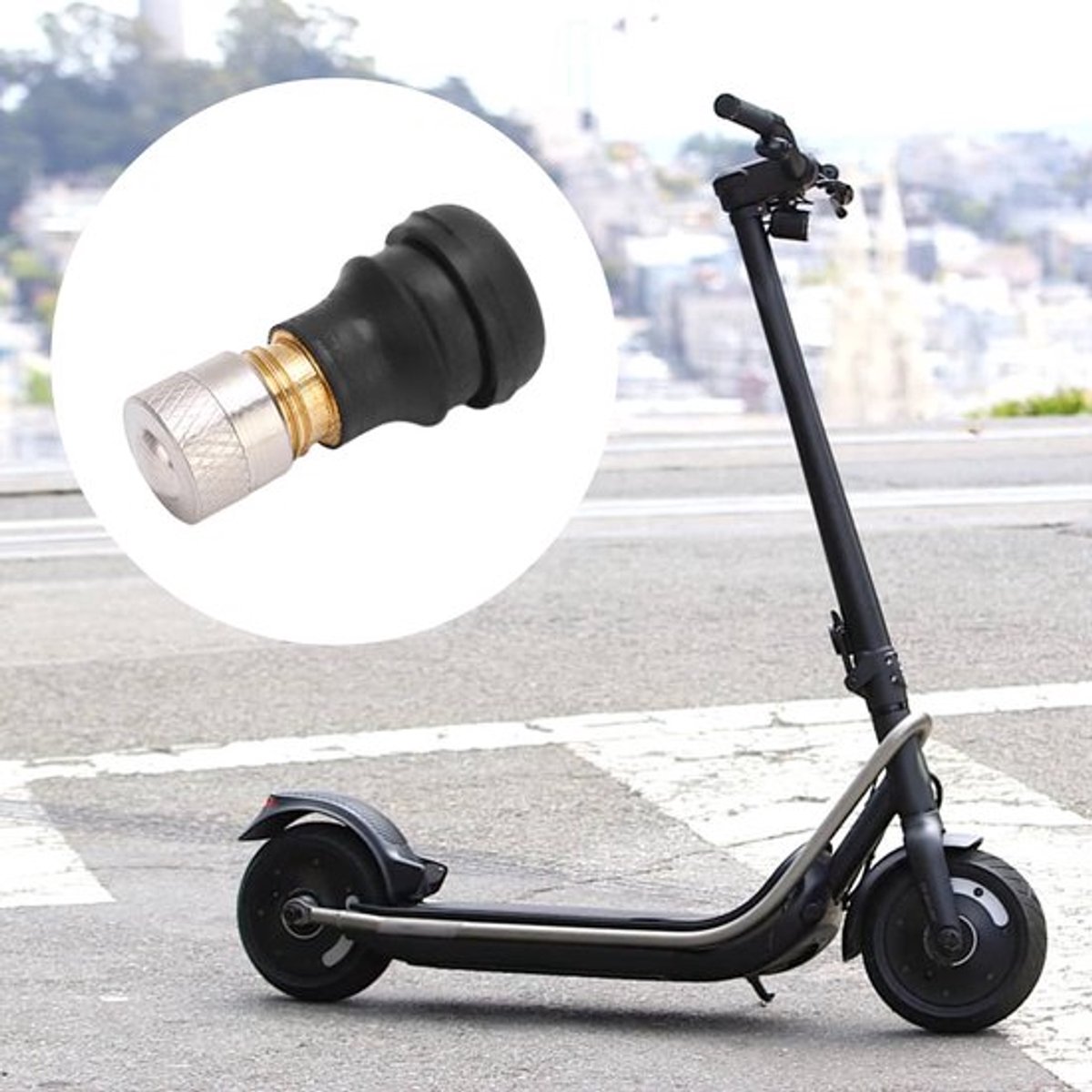 Dailygoods - Duurzame Elektrische Scooter Tubeless Tyre Ventiel - 10