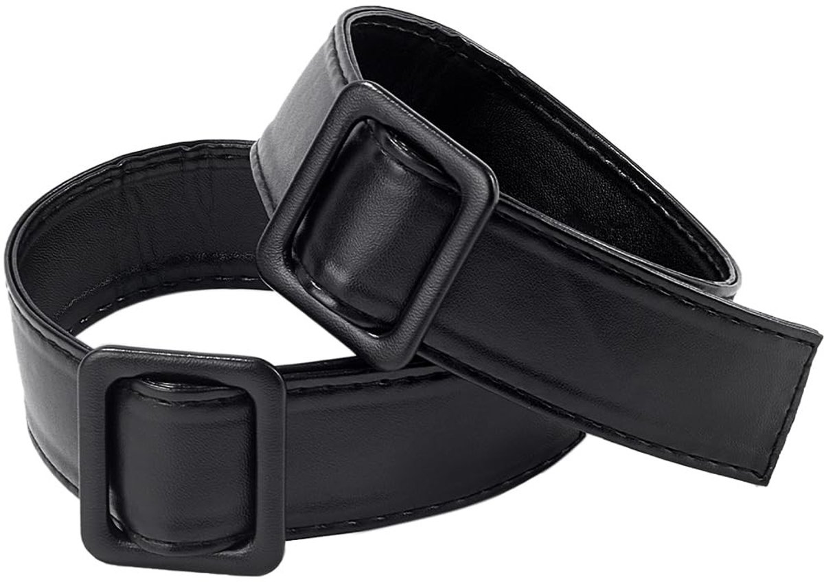 Dailygoods- Riem Verstelbaar - Overjas Mouwband - PU Kunstleer - Zacht en Lichtgewicht - 2 Stuks - 40x3,1cm Afmetingen