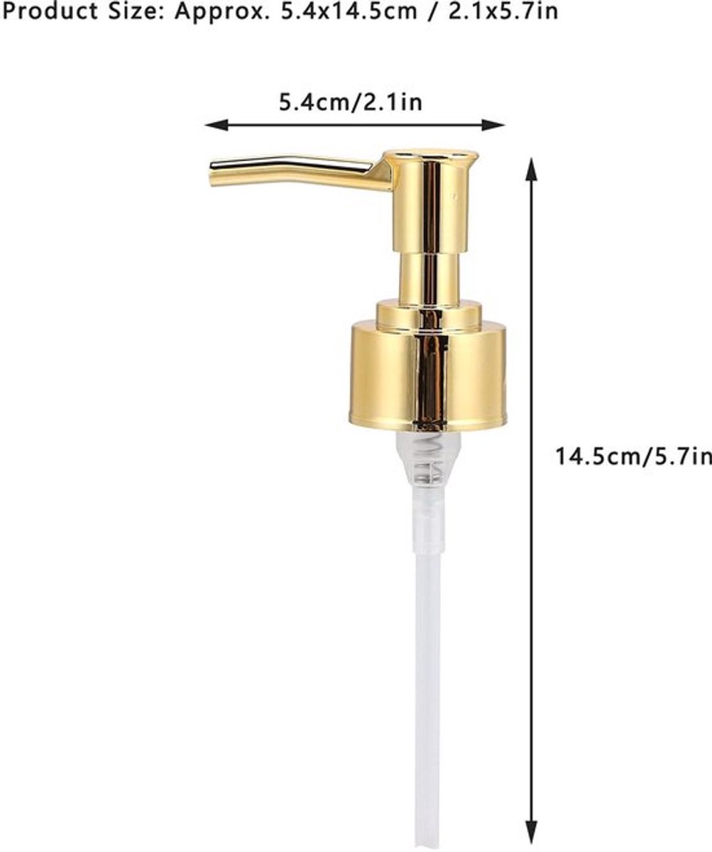 Golden crown - Emulsiedoort Pomp - Vervangende Dispenserpomp - Goud