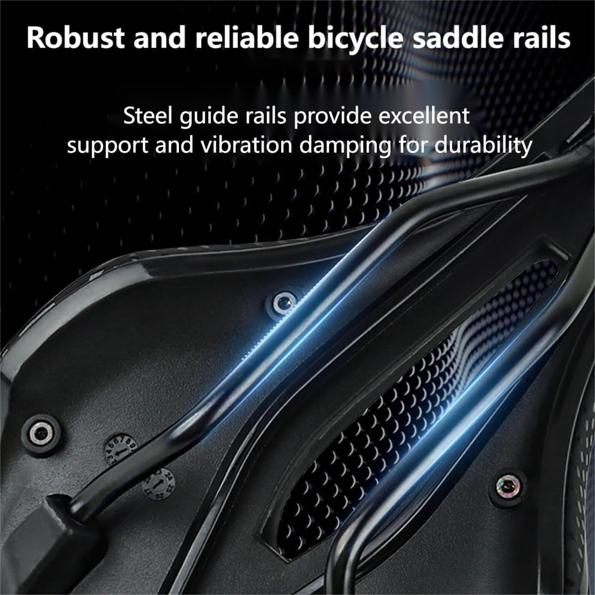 Fietszitje - Zwart - 250 x 155 mm - Ademend Gel Zadel met Ergonomisch Ontwerp - Voor Heren en Dames