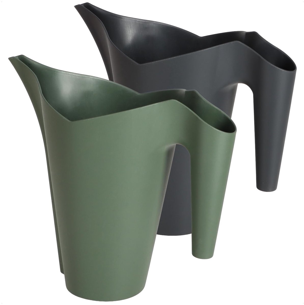 Gieters 1 L - stijlvolle set met lange tuit - ideaal voor planten - perfect voor binnen en buiten - ShopVlot