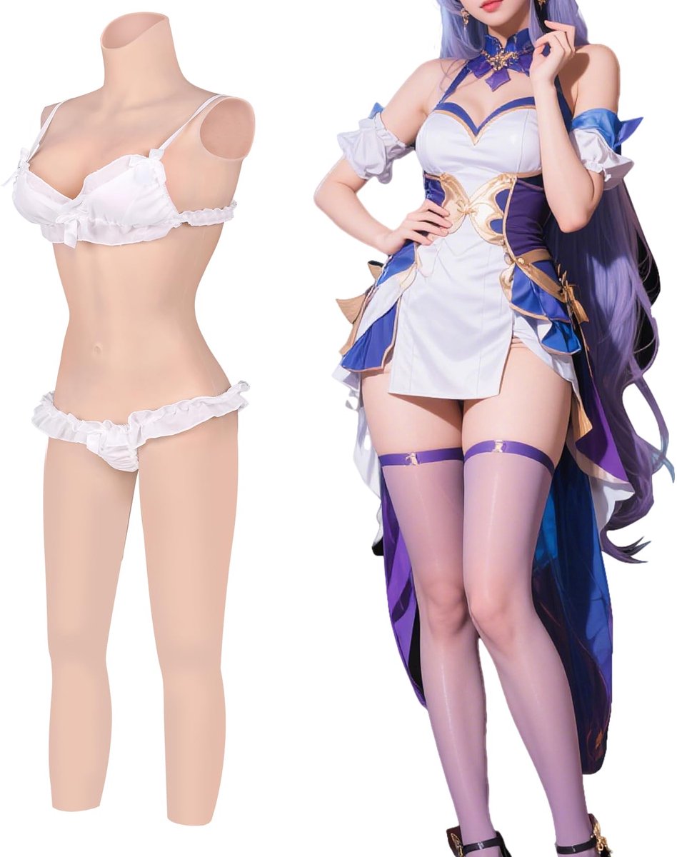 Silicone Crossdresser Borsten Bodysuit - Maat B - Kunstmatige Borsten - Ideaal voor Transgender Gebruik - ShopVlot