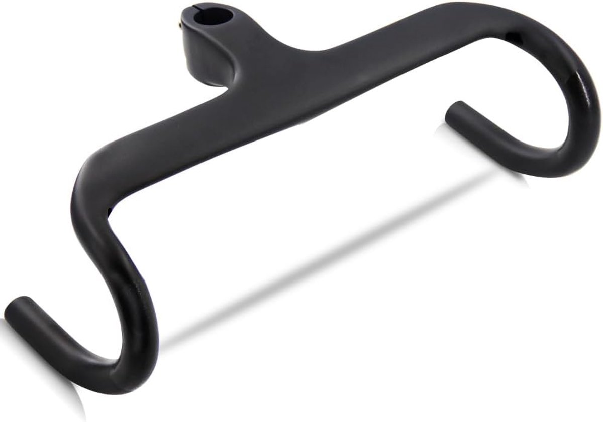 Alfa Pasca Integrated road bike handlebar 28.6mm carbon road bike handlebar 440 x 120mm handlebar - ShopVlot