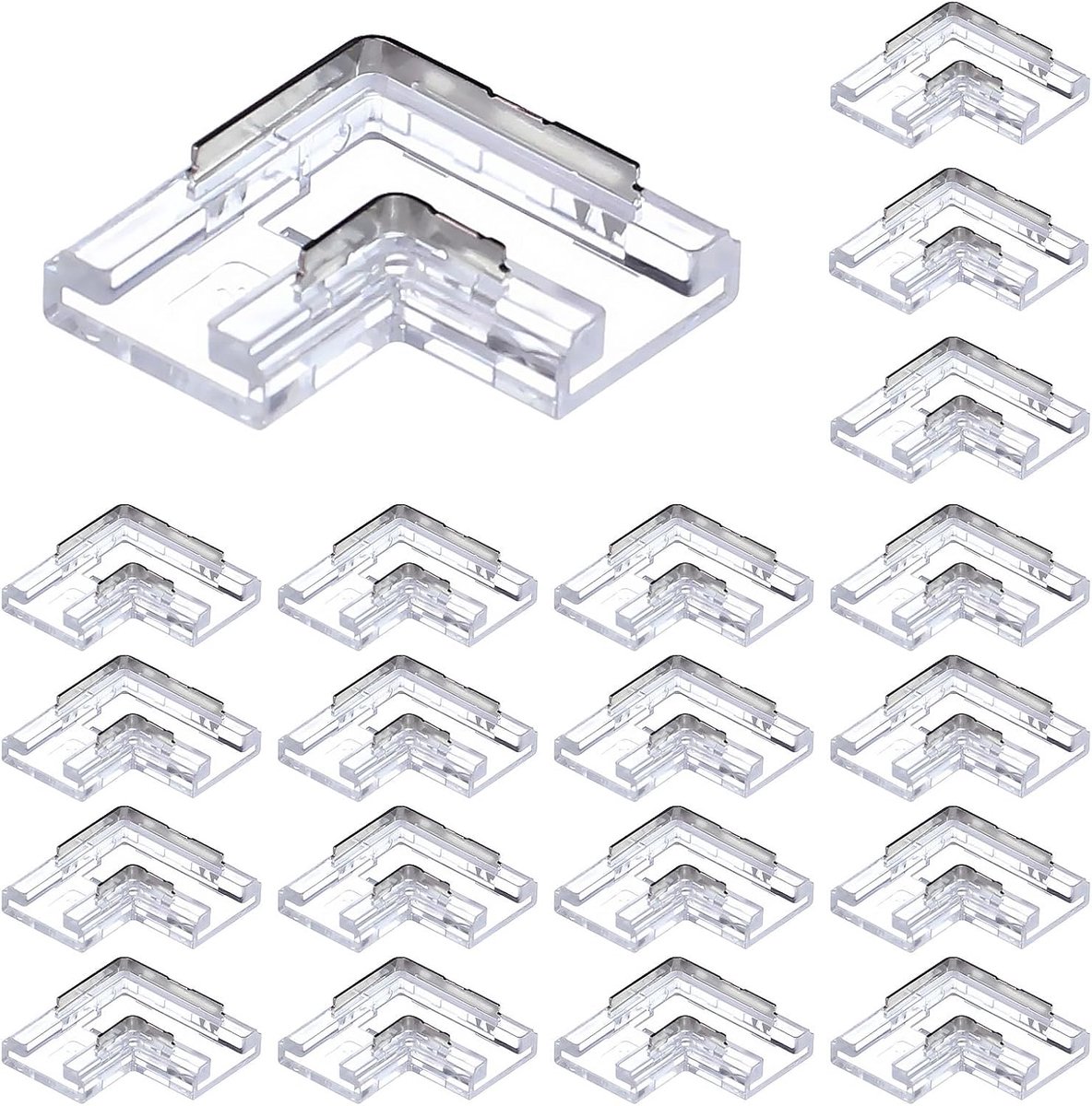 BENLUN LED Strip Lights 2 Pin 10mm Solder Free Connector - ShopVlot
