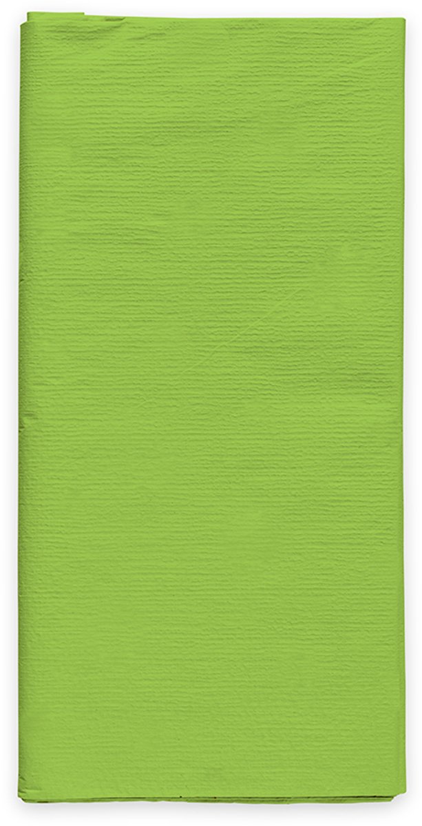 Papieren Tafelkleed 120x180cm - Limoengroen - Feestartikelen
