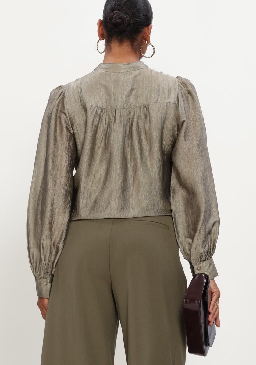 Freebird Bomber Dames - Blouse - Kaki - Maat XS