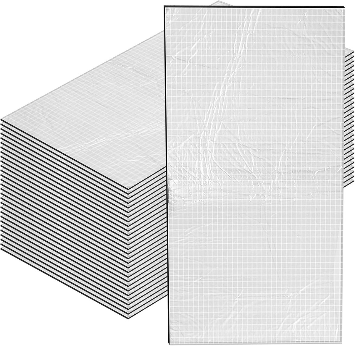 30 Stuks Auto Geluid Verdovende Mat - Zelfklevende Butyl Geluidsisolatie voor Auto, Warmte-isolatie en Geluidsdemping, 40 cm x 25 cm x 5 mm