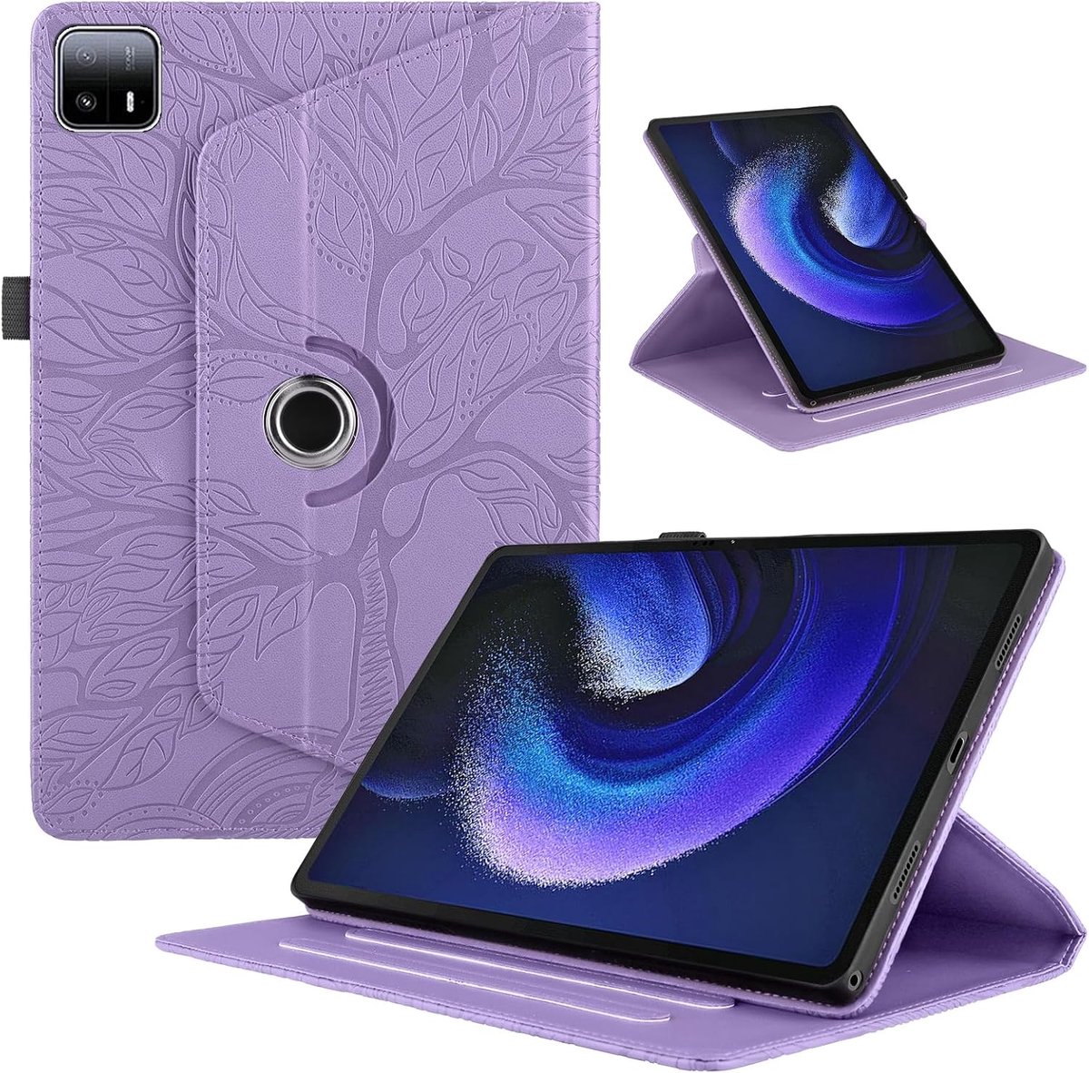 Tablethoes 14 inch - PU-leer - 360° draaibaar - Bescherming voor Xiaomi Pad 6 Max 14" - ShopVlot