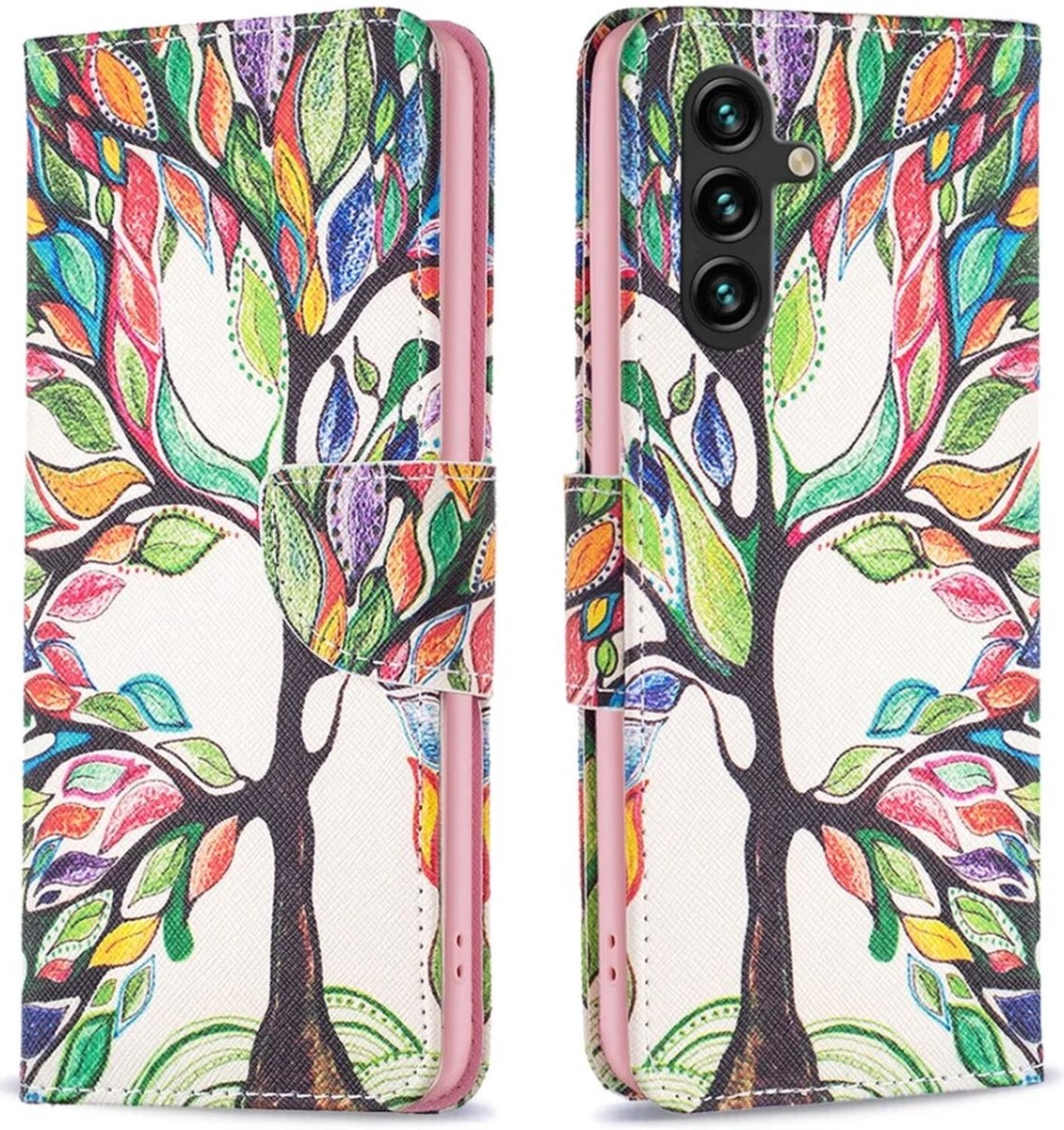 Hoesje Geschikt voor Samsung Galaxy A05s Portemonnee Book Case Boom Print