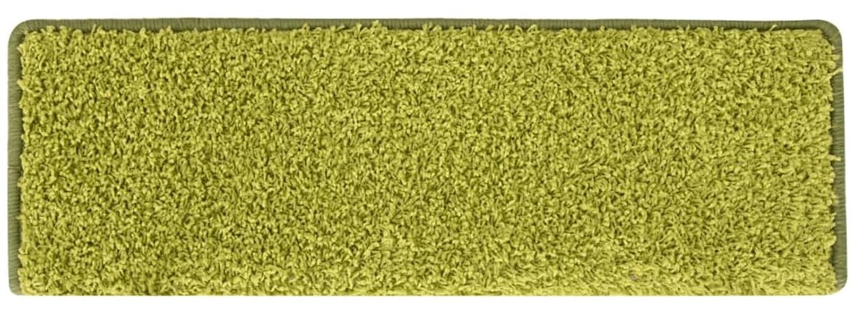 Trapmatten - Traptreden matten - Trap Veiligheid - Geluidsisolerend Antislip - 65 x 21 cm - Groen