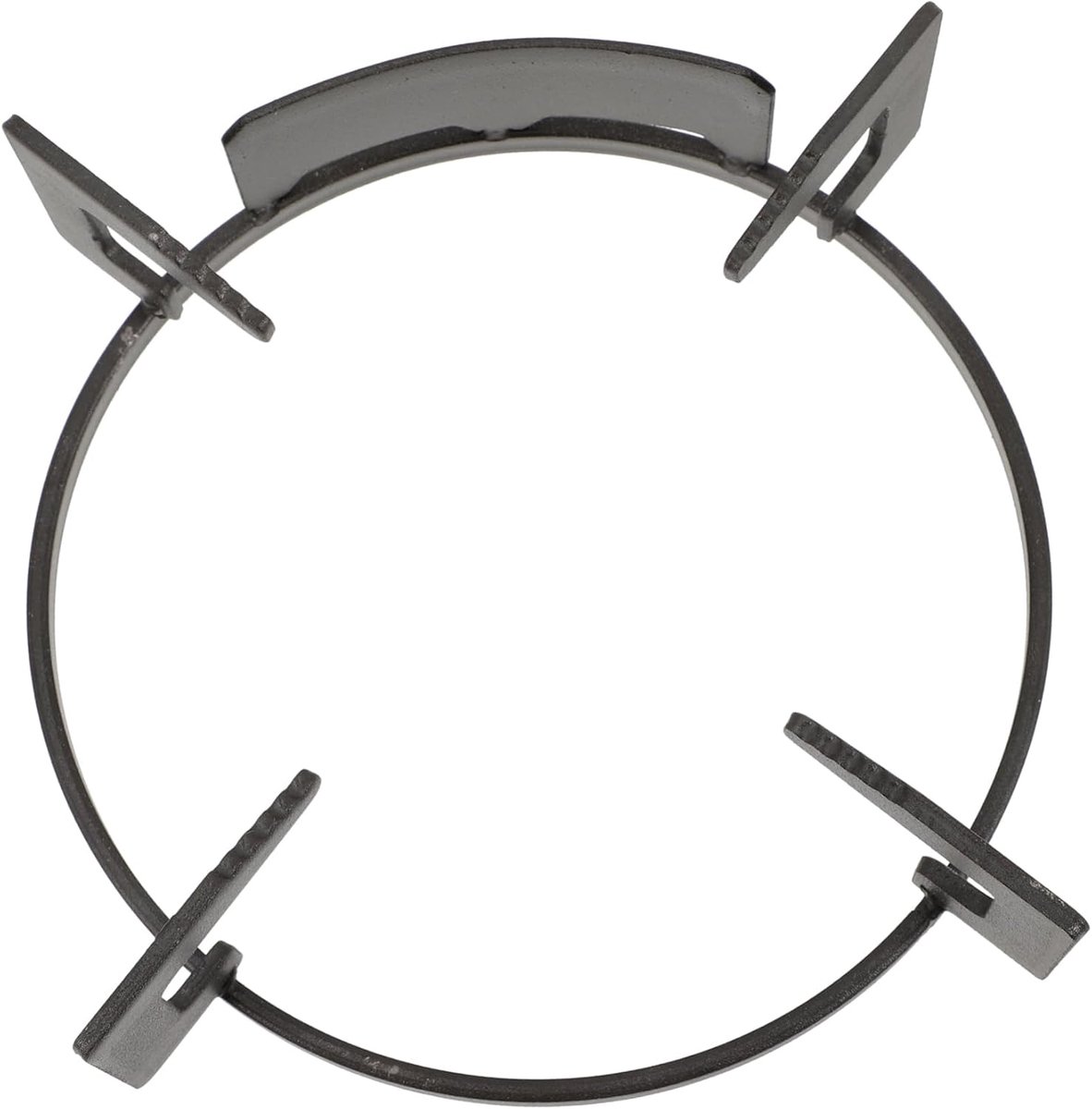 Wokring Gasfornuis Kookring Potsteun Stabiel Koken IJzeren Constructie 23x23x6 cm Zwart