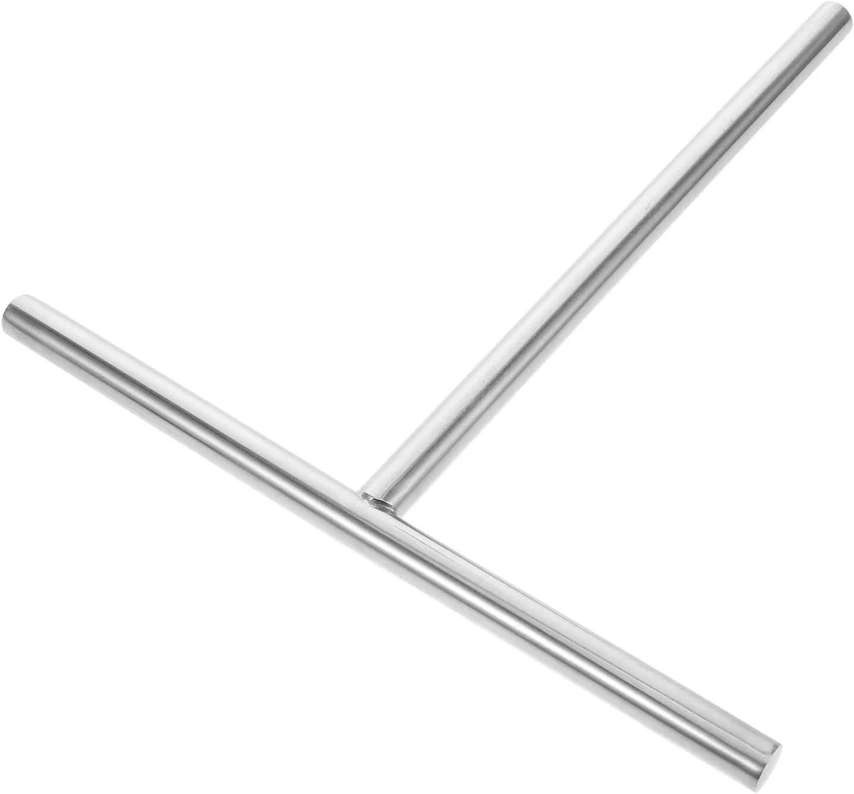 Pannenkoekenmakers Spreader - Crêpe Verdeelgereedschap - Gelijkmatig Beslag Verdelen - Roestvrij Stalen Constructie - 3 stuks - Zilverkleurig