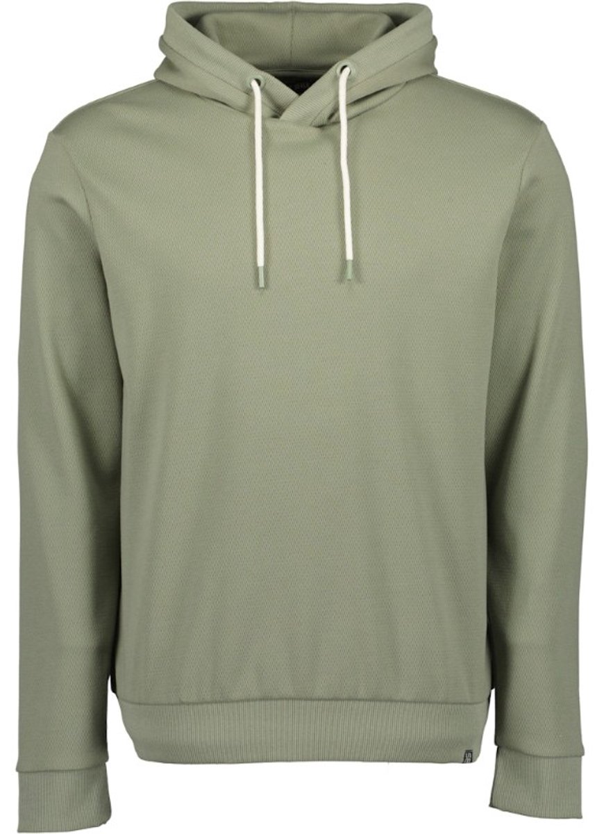 Blue Seven - heren - Trui 370209 groen met cappuchon Hoody - maat XXL