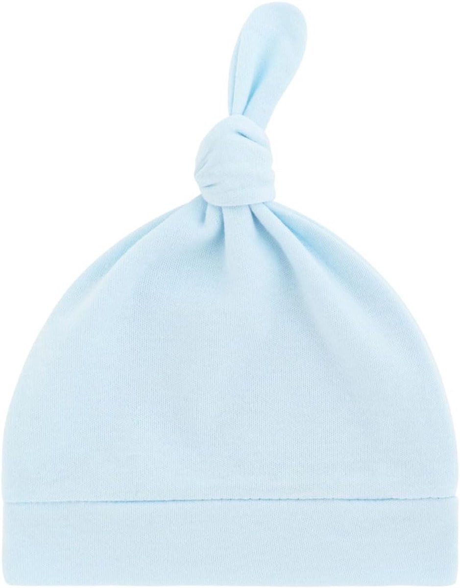 Baby Muts - Babymutsje Gebreide Muts - Baby Warm Houden - Zachte Katoen - 0-24 Maanden - Meerdere Kleuren