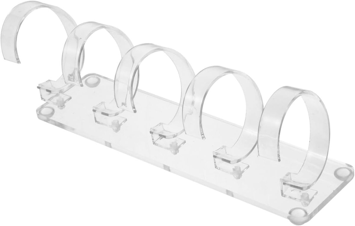 Horloge Display Stand - Sieradenhouder Riem - Horloges Presenteren - Transparant Acryl - 1 stuk - Transparant