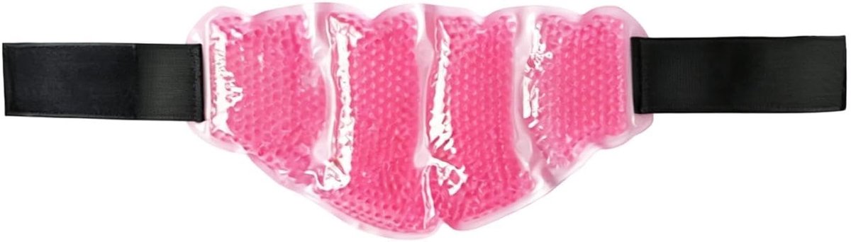 Verkoelende Nekband - Nekkoeler Gelband - Nekklachten Verlichten - Precies Passende Dekking - 33 x 16 cm - Blauw