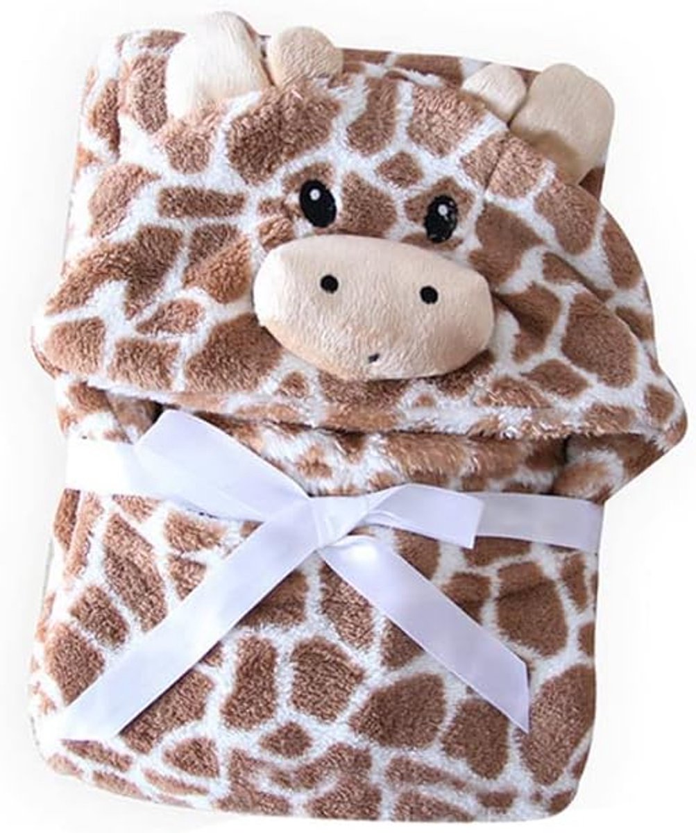 Babybadhanddoek met Capuchon - Babyhanddoek Peuters - Baby Verzorgen - Schattig Dierenontwerp - 102 x 76 cm - Niet gespecificeerd