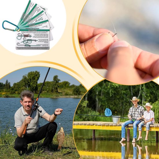 Visknopen Gids - Knoop Kaarten - Vissen Leren - 12 Praktische Knopen - Compact Formaat - Enkel Attribuut — afbeelding 4