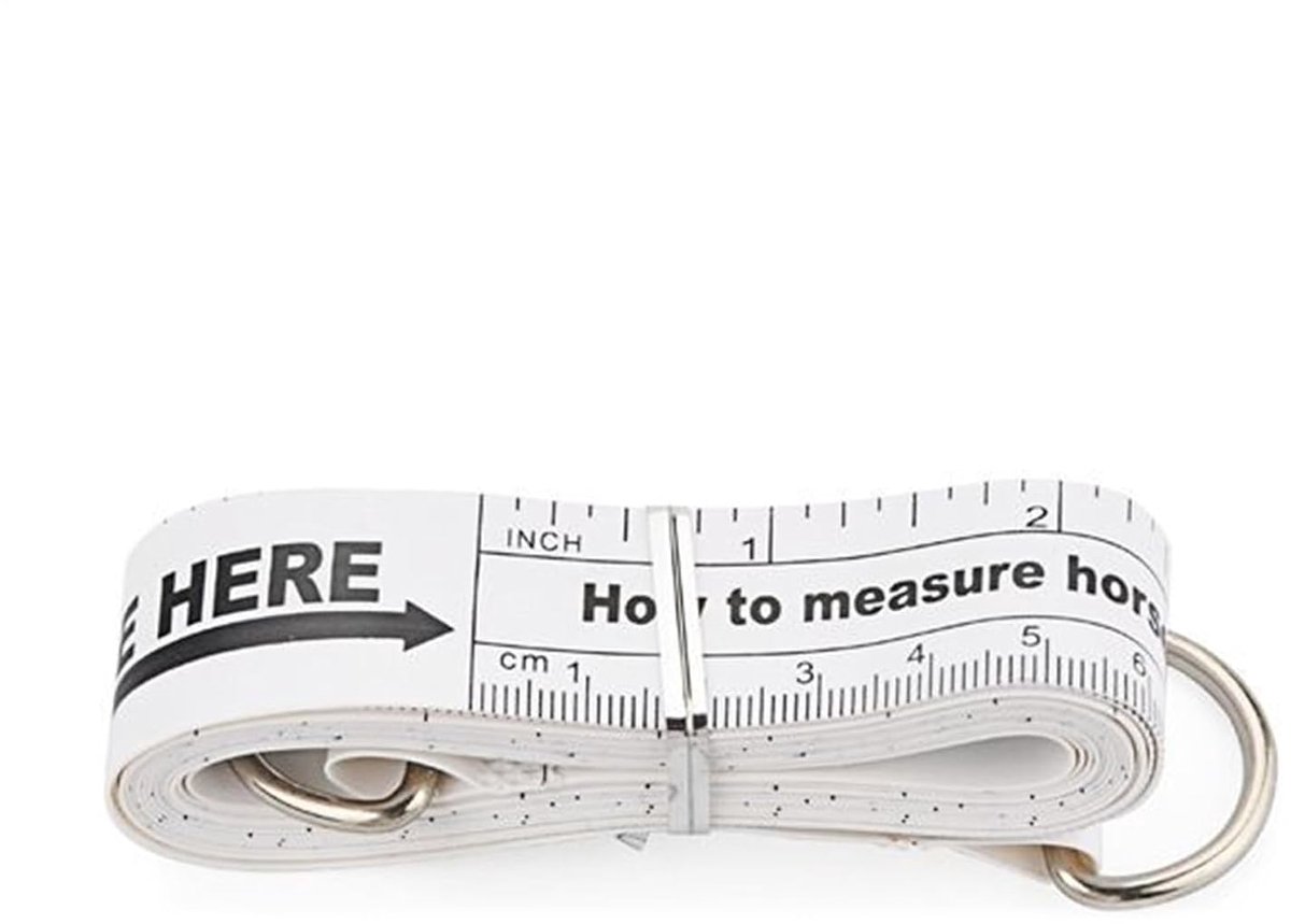 Paard Meetlint - Paarden Gewichtsmeter - Paarden Gezondheid Monitoren - Niet-Glijdend Handvat - 250 cm - Enkel attribuut