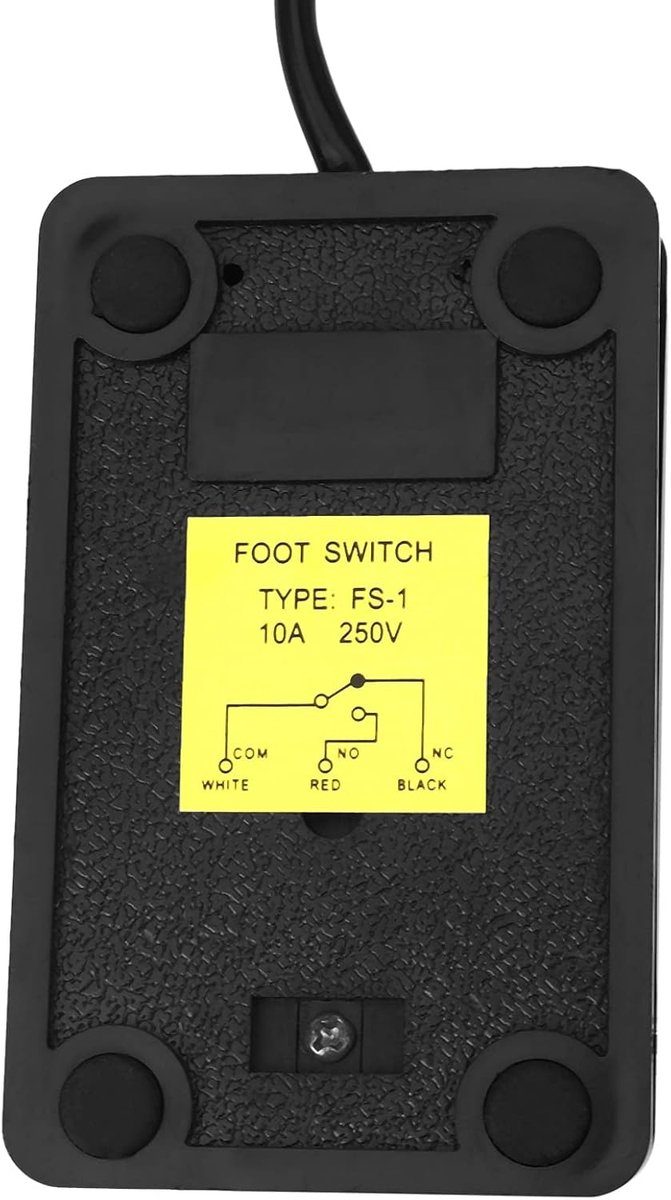 USB Voetschakelaar Pedaal - Voetpedaal Controller - Computer Bediening - Programmeerbare Sneltoetsen - 10 cm - Zwart — afbeelding 5