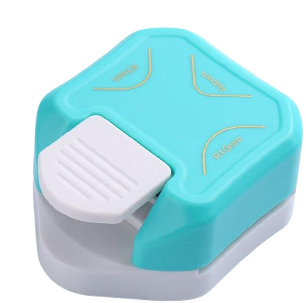 Hoeksnijder - Rond Afsnijder - Papier Knutselen - Splintervrije Snede - 2mm dikte - Blauw