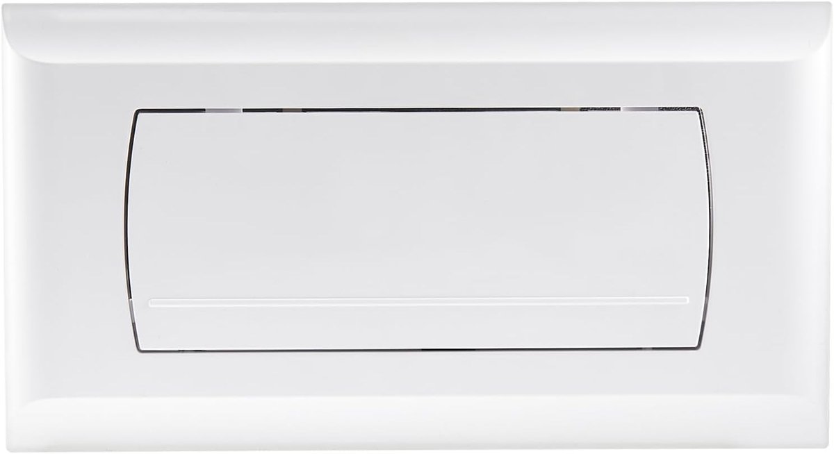 Compatibel met Geberit 200F 115.2.11.1, Bedieningsplaat voor Up-spoelbak, Inclusief Spoelhevelset en Montageschroeven（Wit）