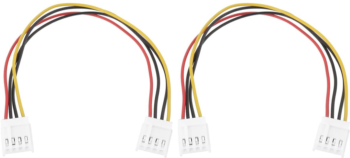 2 Stks 20cm Floppy Disk Drive Power Kabel 4-Pin naar 4-Pin Power Kabel Adapter voor 3.5 Inch Floppy Disk Drive Moederbord