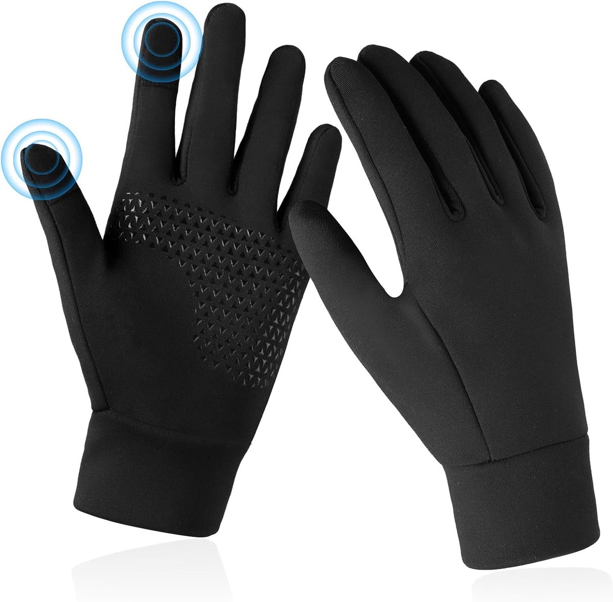 Handschoenen voor dames en heren, loophandschoenen, fleece handschoenvoering, warme winddichte fietshandschoenen, thermische handschoenen voor de winter, voor outdoor, hardlopen