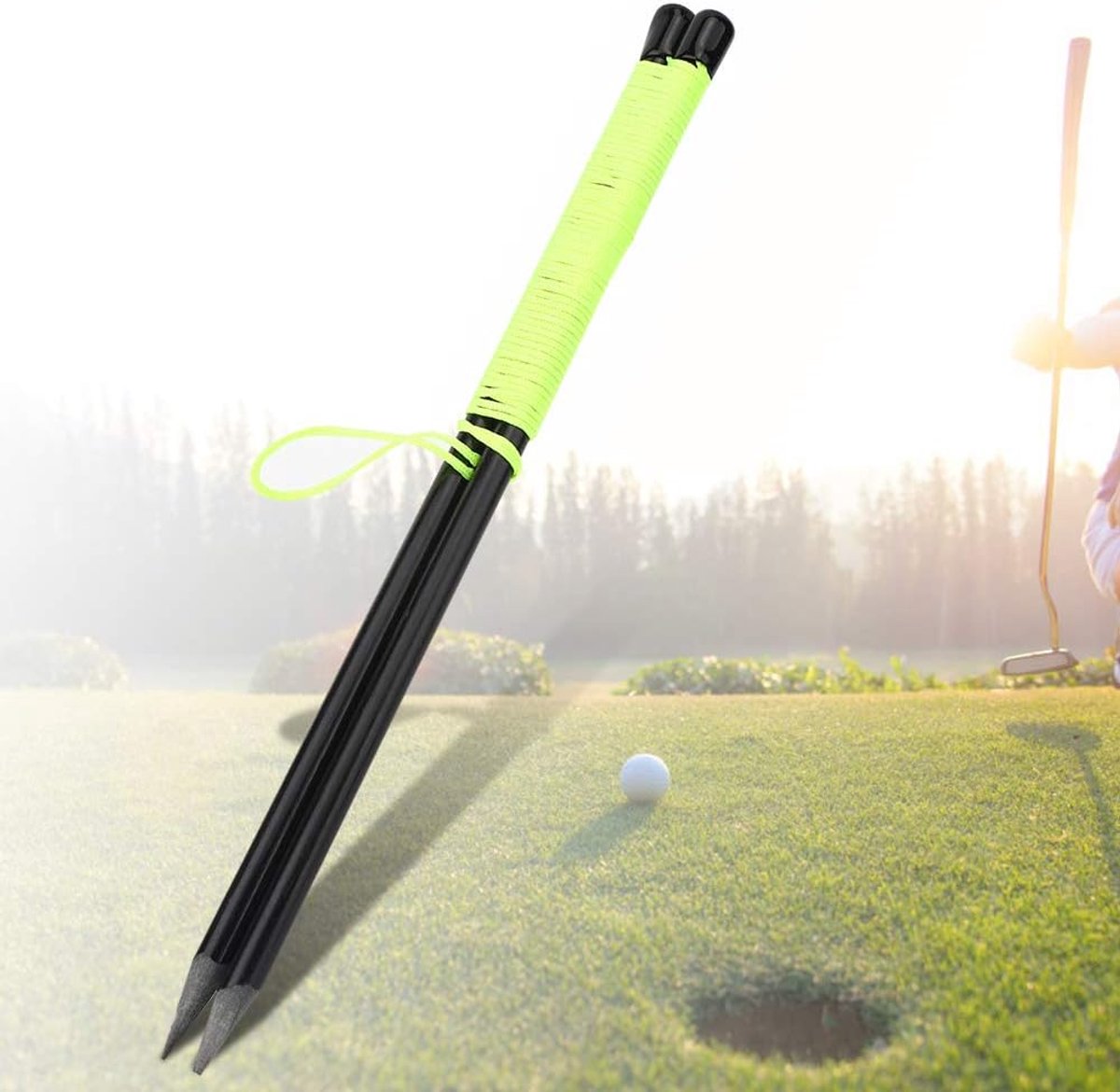 Swing Put Rope Stick, Alignment Stick, Heading Practice Training Aid Stick, Beginner Outdoor Gebruik voor Skill Range