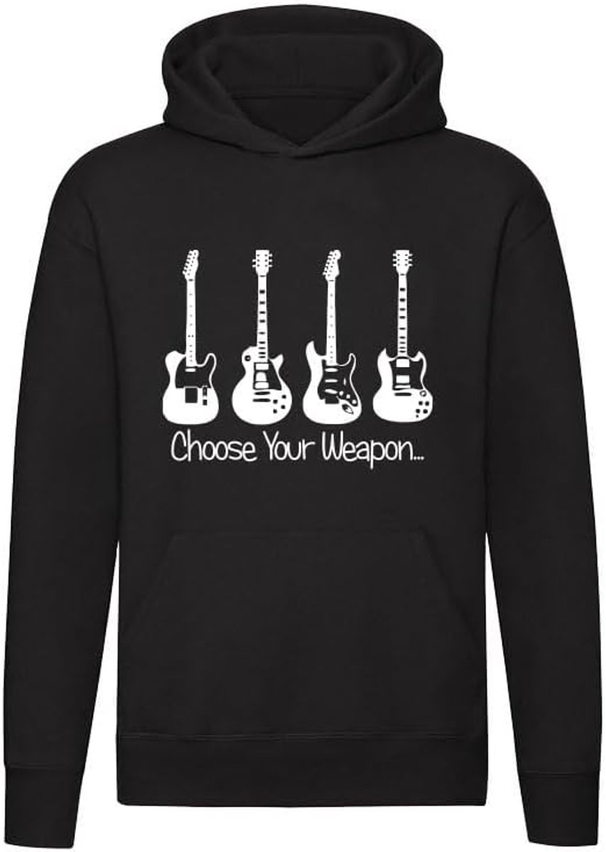 your weapon Hoodie - unisex - elektrische gitaar - concert - muziek - gitaar - muziek instrument - festival - trui - sweater - capuchon