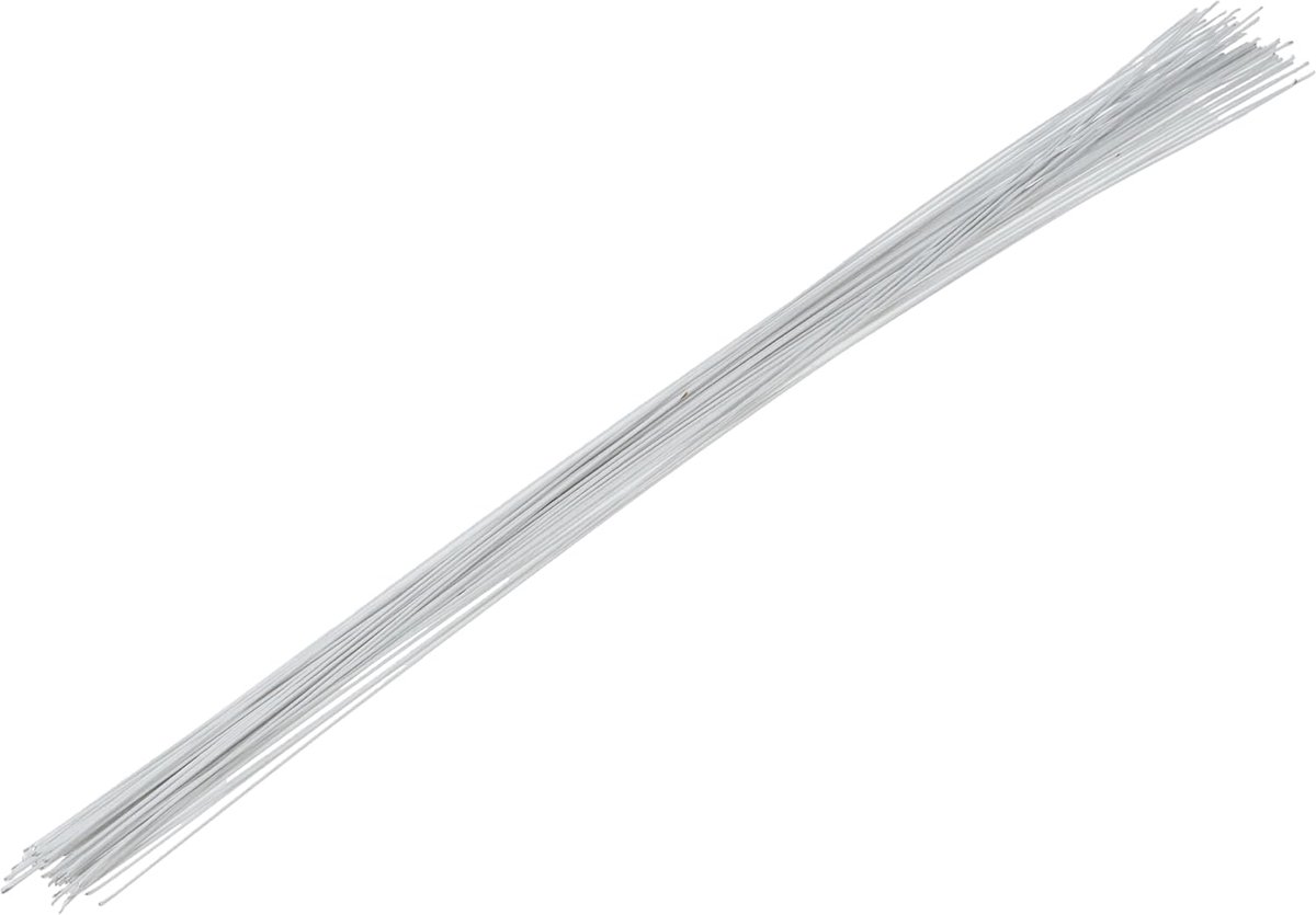 Sugarcraft Bloemen Draden Wit 24 Gauge, 36 cm, Pack van 50