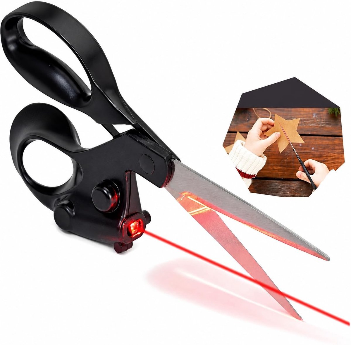 Omgoods - Lasersnijschaar voor Precisie Snijden van Stoffen en Papier