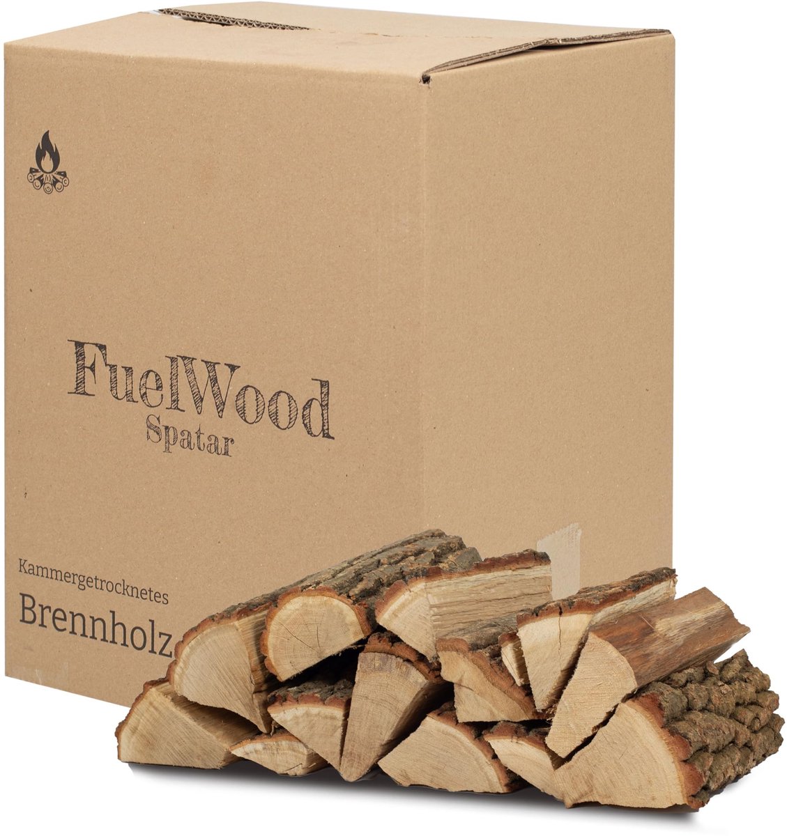 Omgoods - Oven-Droog Eiken Hout 25 Liter - Perfect voor Open Haard en Kampeer Vuurtjes