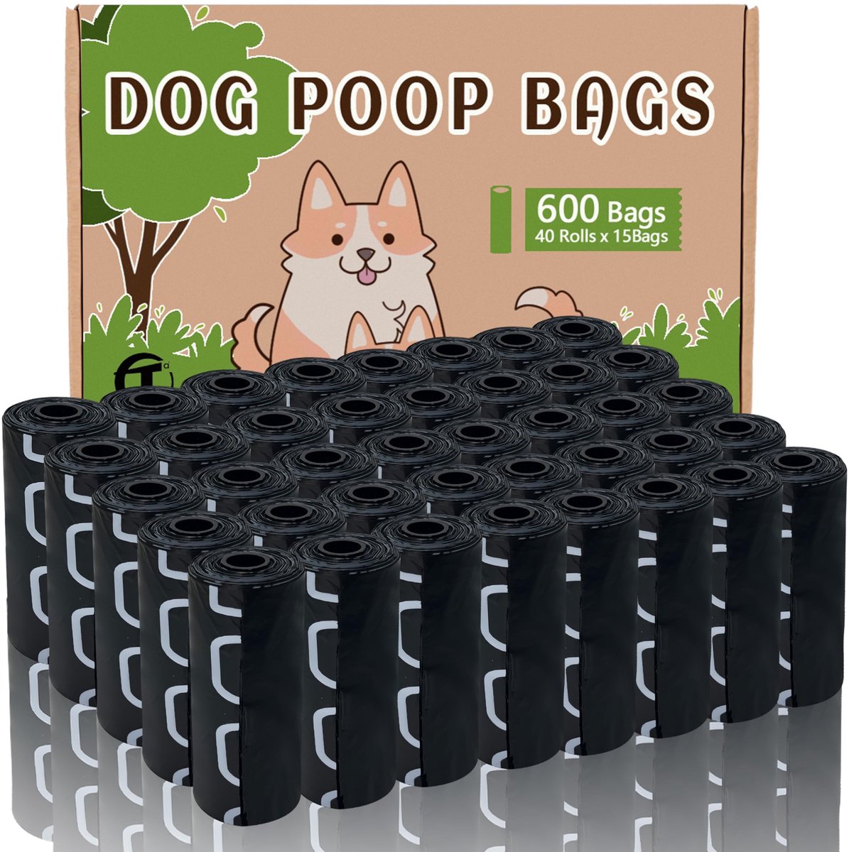 Omgoods - AiTodos 600 Stuks Hond Poepzakjes - Lekvrij en Extra Stevig