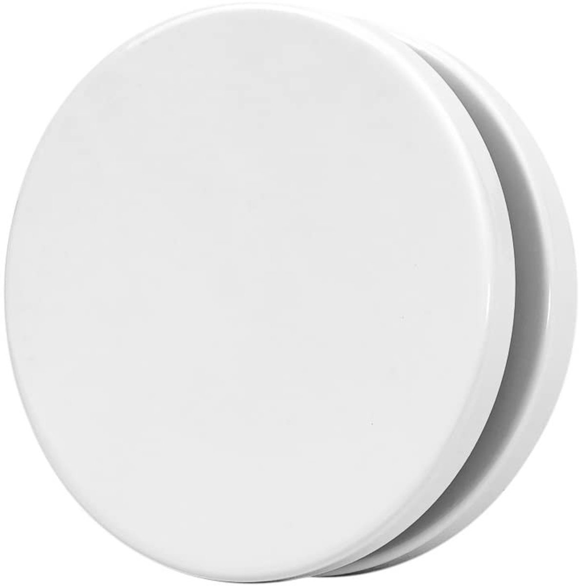 Omgoods - 125mm Witte Metalen Ventilatiegrille - Rond met Klemveren voor Optimale Luchtverdeling