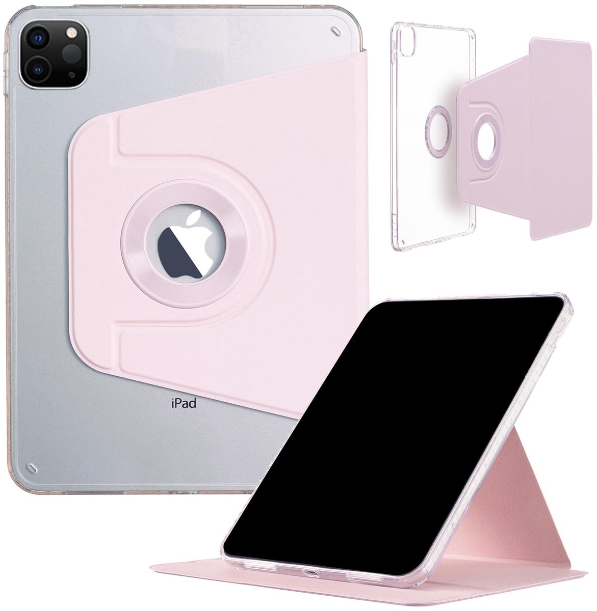 Omgoods - iPad Case 11 inch - Magnetische Smart Cover - Roze