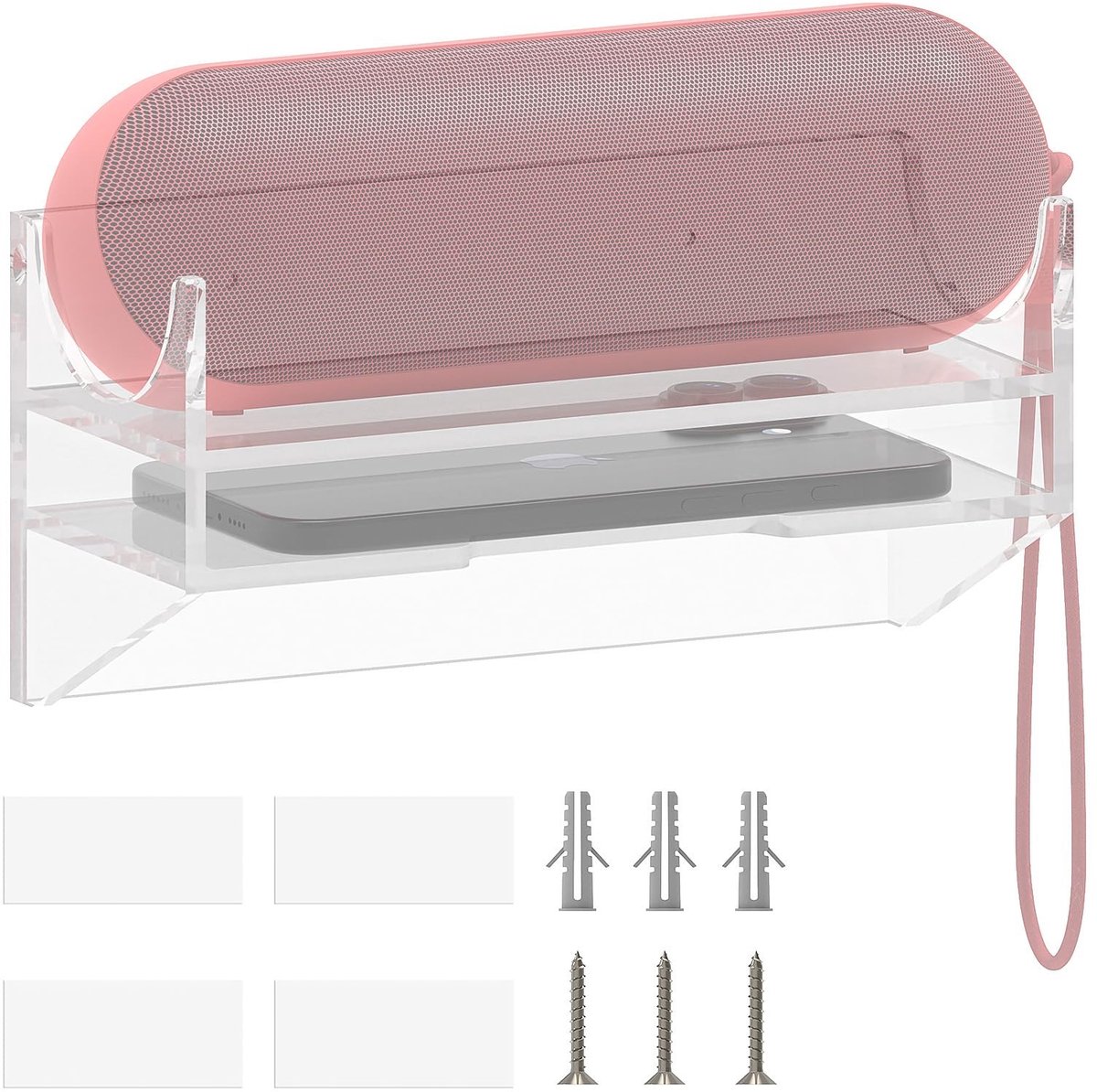 Omgoods - Wandmontage Speaker Beugel - Geschikt voor Beats Pill en andere draagbare luidsprekers